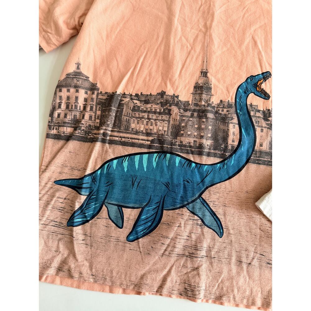 Tea Collection Layered Long Sleeve Graphic Tee - dinosaur - Picture 4 of 6